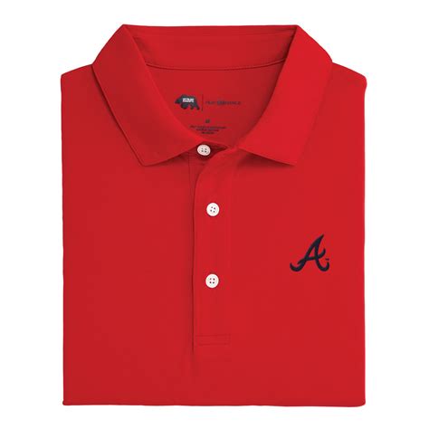 Atlanta Braves Solid Performance Polo – Onward Reserve