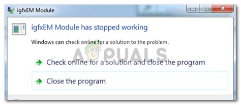 Image result for How to Close Igfxem Module