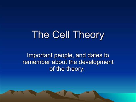 Image result for Cell Theory Explained