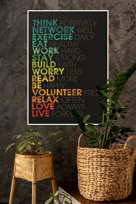 Think PosItively Live forever Poster | Gym and Motivational Quotes Pos ...