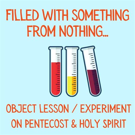 Image result for Pentecost Object Lesson