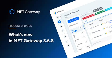 MFT Gateway 3.6.8 Release | FDA Submissions with MFT Gateway