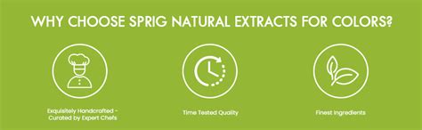 Sprig Natural Extracts for Colouring Food and Beverage | From Real ...