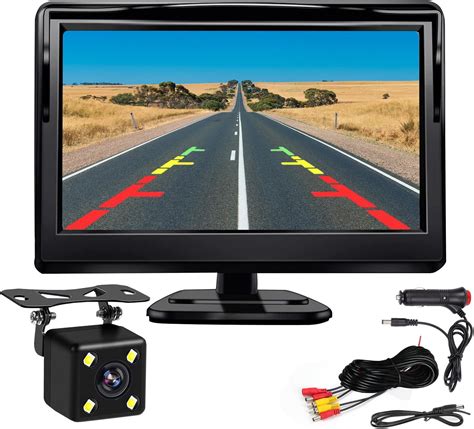 Kairiyard Backup Camera with 5inch Monitor, Car Rear View Reverse Camera HD Night Vision 170 ...