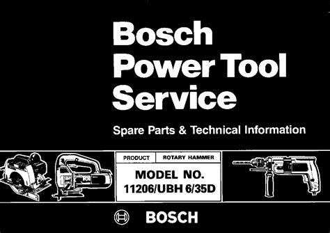 BOSCH 11206 UBH 6-35D Service Manual download, schematics, eeprom ...
