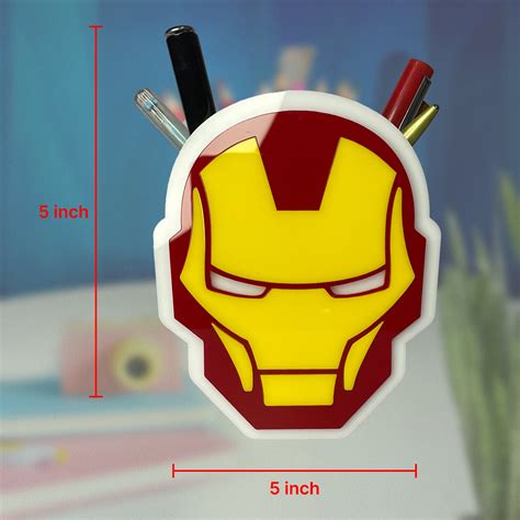 Marvel Iron Man Pen Stand | Tony Stark's Tech-Savvy Desk Organizer