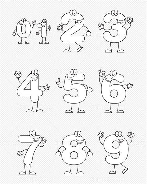 1-9数字画动物简笔画 1~9数字画动物简笔画 | 抖兔教育
