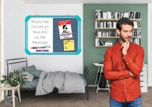 Sunway Display System MAGNETIC board 1.5*2 feet, AQUA Aluminium (CORN ...