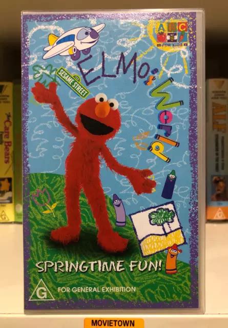 Image result for Elmo Voice Over World Springtime Fun VHS