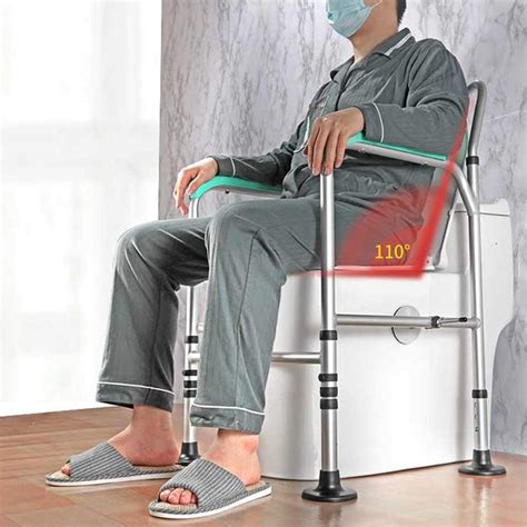 Buy Toilet Handrails Toilet Safety Rails Stand Alone Toilet Safety ...