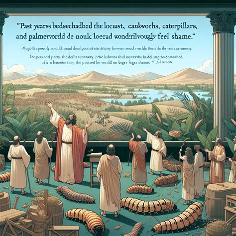 What does Joel 2:25-26 mean? | Bible Art