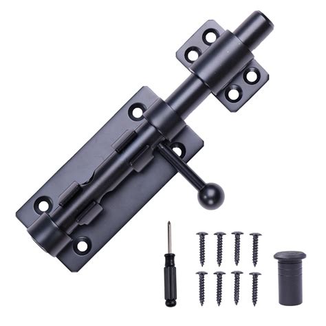 Amazon.com: Barrel Bolt Latch, 12" Heavy Duty Gate Latch Slide Lock ...