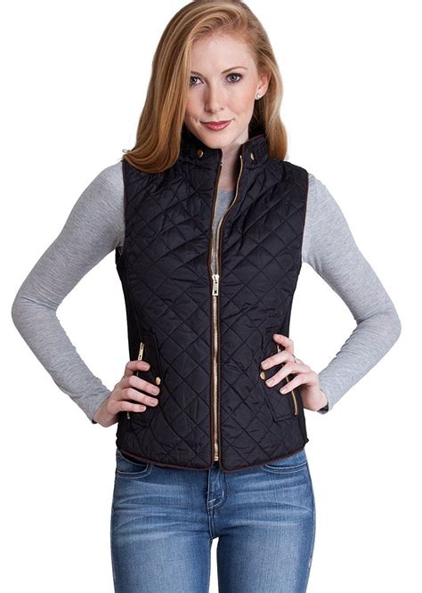 Clothes Effect Ladies Quilted Padded Zipper Vest & Jackets, Multiple ...