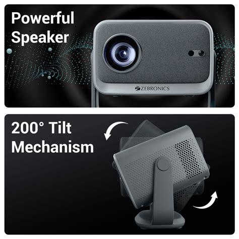 Zebronics PixaPlay 67 LED Projector