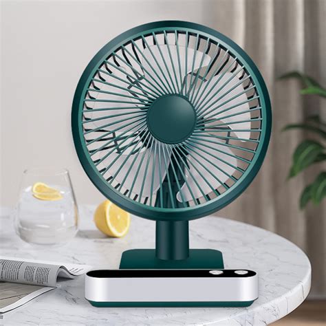 LSLJS USB Desk Fan, Cordless Rechargeable Mini Portable Fan, 180 ...