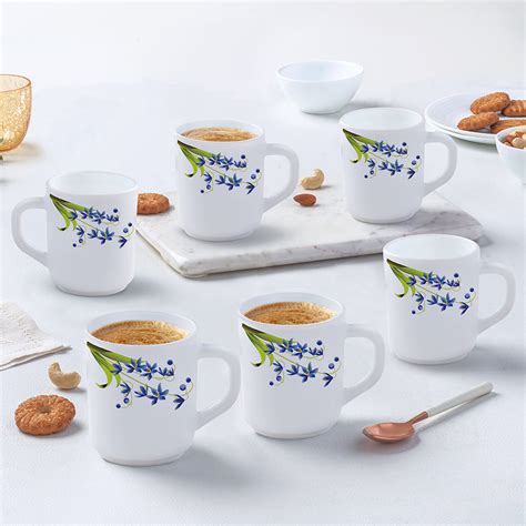 Buy Lavender Mug, 100 ml 6 pc Set at Best Price Online in India - Borosil