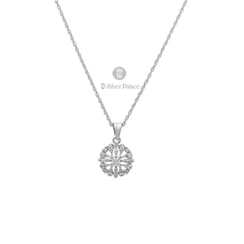 92.5 Sterling Silver Cz Stone Chain For This Valentines Day Puya ...
