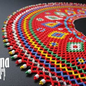 Buy Traditional Ukrainian Jewelry Beaded Necklace Lemko Kryza Seed Bead ...