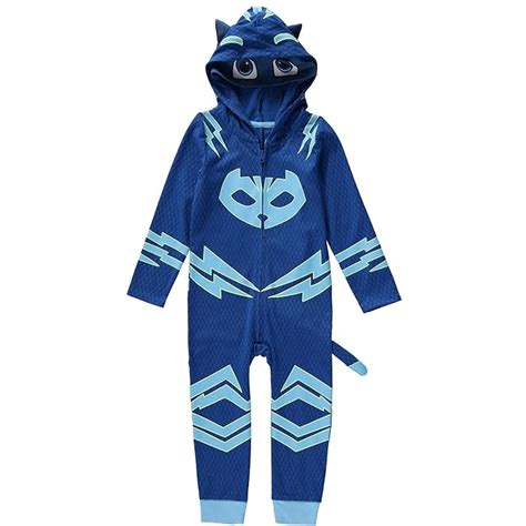 Buy PJ Masks Catboy Gekko Glow-in-the-Dark Catboy Costume with Ears and ...