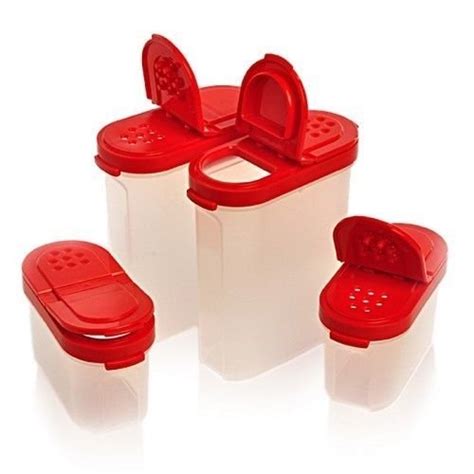 Tupperware Modular Spice Shaker Set of 4 Shakers India | Ubuy