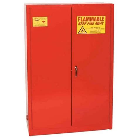 Eagle PI47X Flammable Paint Safety Cabinet, Manual Close, 2 Doors, 5 ...