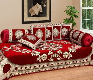 AK Decor Velvet Floral Diwan Set - Buy AK Decor Velvet Floral Diwan Set ...