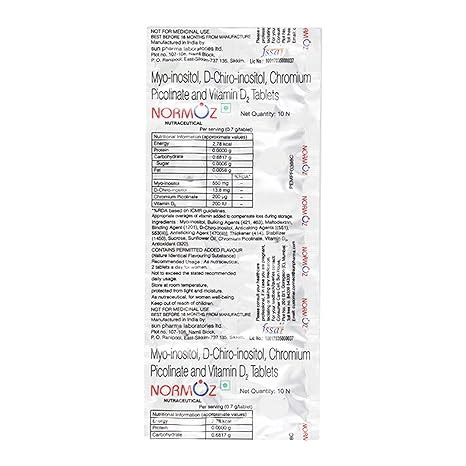 Normoz - Strip of 10 Tablets : Amazon.in: Fashion