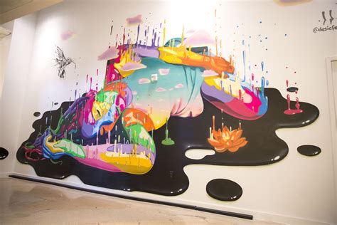 ST.ART Project | Hand-painted mural by Dasic Fernandez for Luxury ...