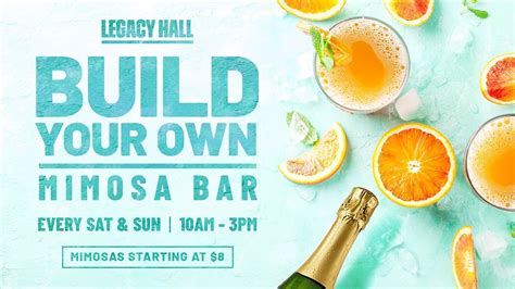Build Your Own Mimosa Bar at Legacy Hall, Legacy Hall, Plano, 11 June ...