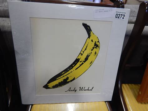 ANDY WARHOL BANANA PRINT