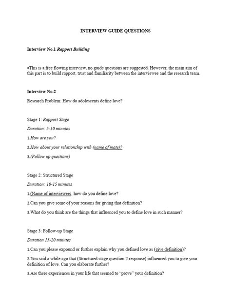 Image result for Interview Guide Question Sample