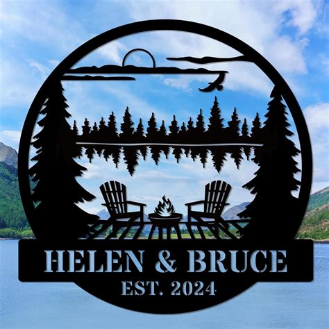 Amazon.com: Personalized Camping Metal Signs, Personalized Fire Pit ...