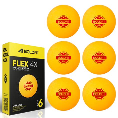 Buy Boldfit Table Tennis Balls High Performance TT for Match 40+ for ...