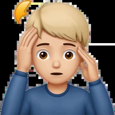 Scratching head emoji | AI Emoji Generator