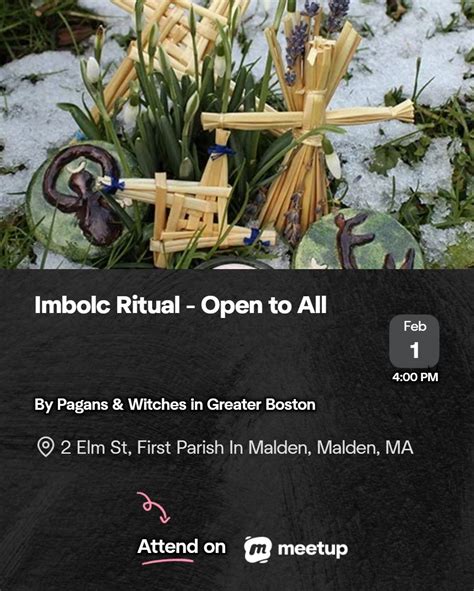 Imbolc Ritual , First Parish in Malden Unitarian Universalist Church, 1 ...