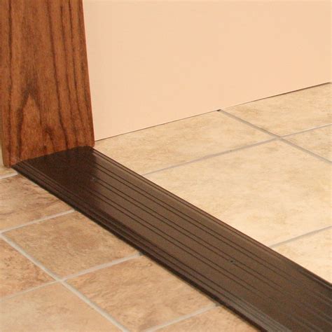 M-D 68395 1/4" X 5" X 36" Bronze Fluted Saddle Threshold | Door ...