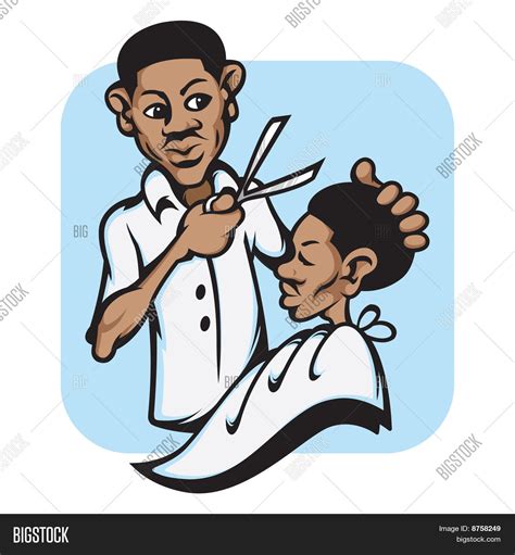 Barber Shop Hair Cut Vector & Photo | Bigstock