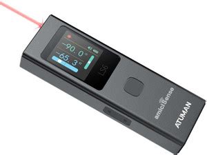 amiciSense 3-in-1 Laser Distance Meter – 19 Modes for Distance, Area ...
