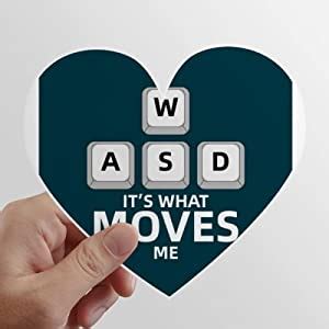 N/A Power Guide Direction Game Heart Vinyl Sticker Bicycle Bottle Decal ...