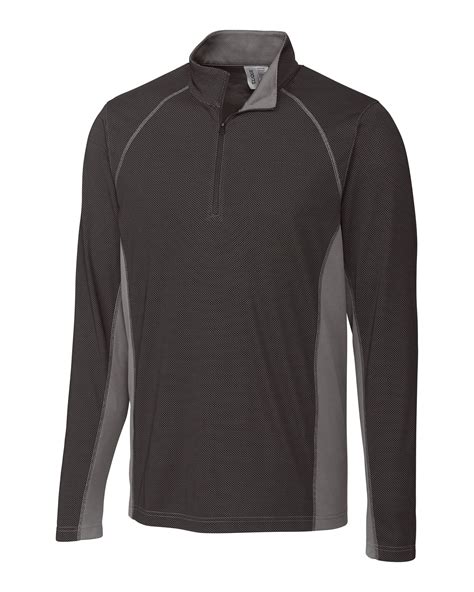Pella Products | Clique Ice Pique Colorblock Mens Half Zip Tech Pullover