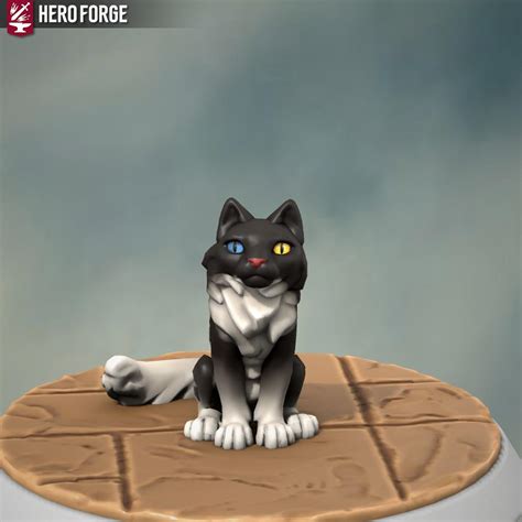 A cat with homophobia in its eyes 💖 : r/HeroForgeMinis