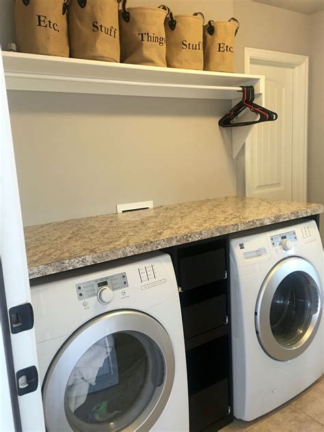 Build Shelf Over Washer Dryer at Bruce Moreno blog