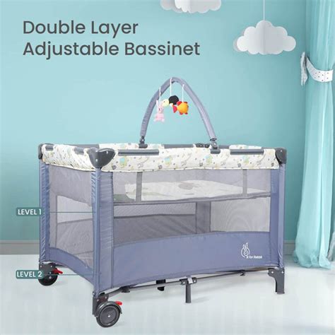 R For Rabbit Cot Hide And Seek Elite Grey – The Moms Darling Baby Shop