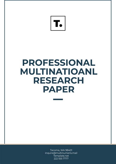 Image result for Research Paper Template Example