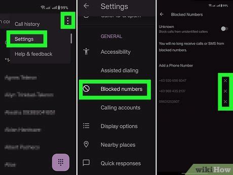 Image result for How to Turn Off Message Blocking Android