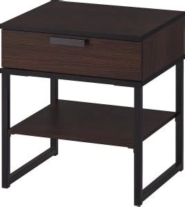 IKEA TRYSIL BLACK Engineered Wood Bedside Table Price in India - Buy ...