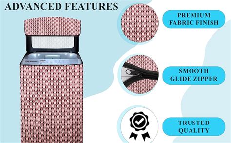 Stylista Polyester Washing Machine Cover Compatible for LG 10 KG Fully ...