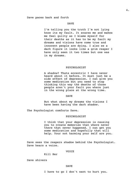Image result for Short Film Script Sample
