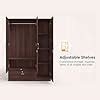 GODREJ INTERIO Wardrobe EWA 3-Door Engineered Wood Wardrobe for Clothes ...