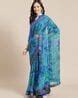 Buy Blue Sarees for Women by SATRANI Online | Ajio.com